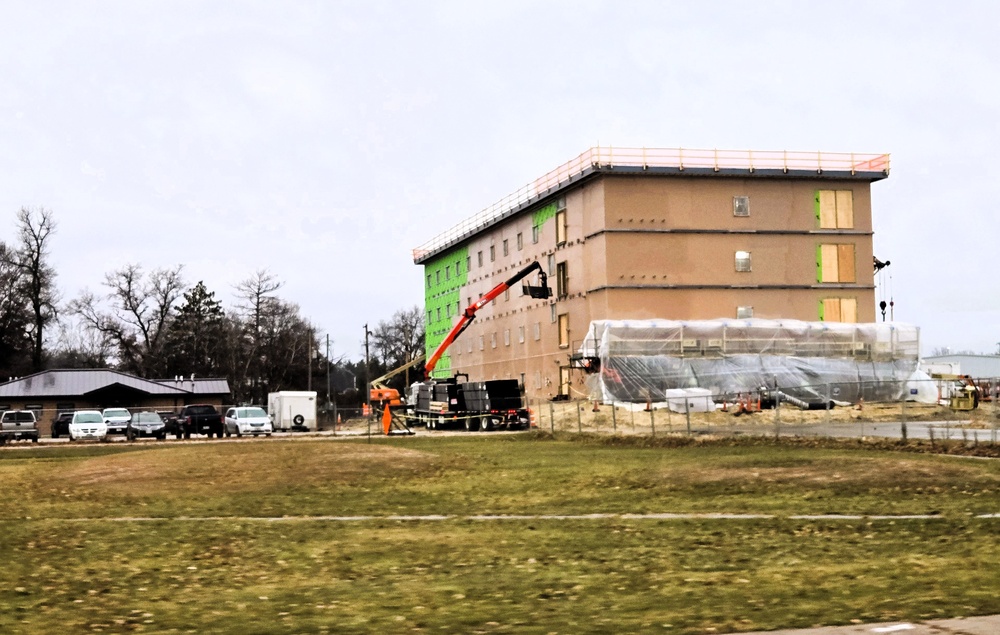 November 2025 construction operations for $55.75 million Collective Training Officers Quarters Project