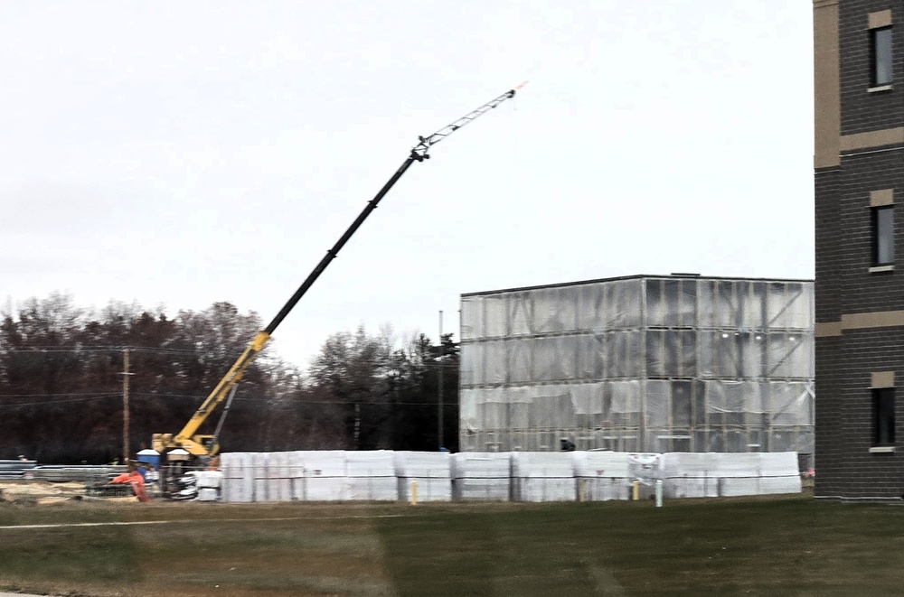 November 2025 construction operations for $55.75 million Collective Training Officers Quarters Project