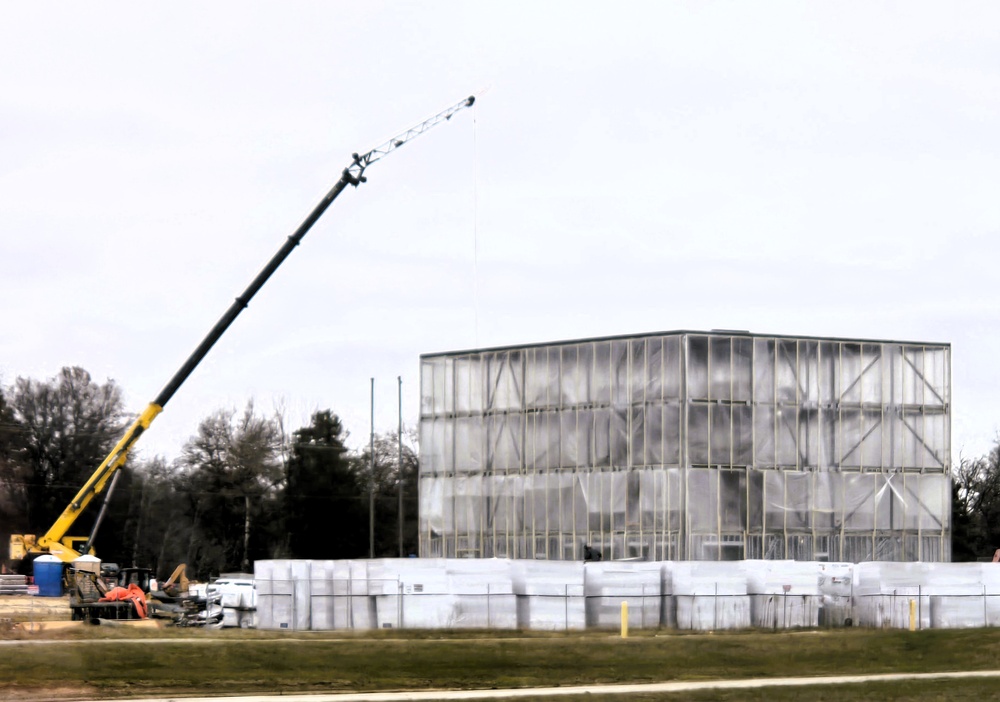 November 2025 construction operations for $55.75 million Collective Training Officers Quarters Project