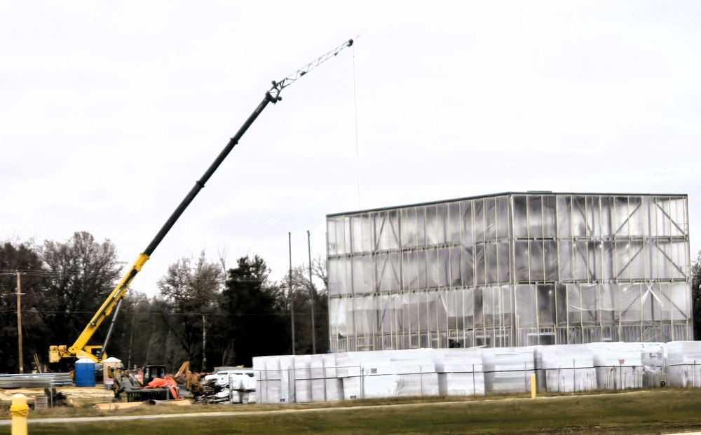 November 2025 construction operations for $55.75 million Collective Training Officers Quarters Project