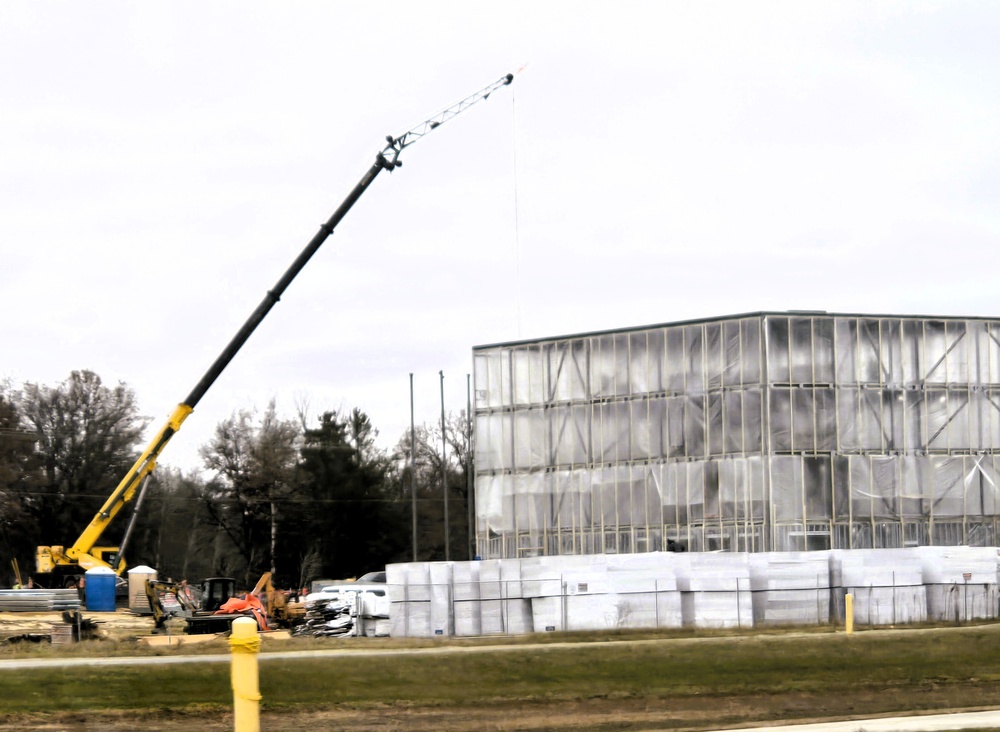 November 2025 construction operations for $55.75 million Collective Training Officers Quarters Project