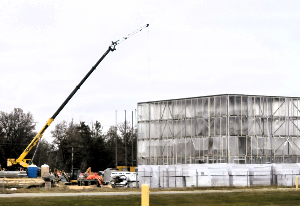 November 2025 construction operations for $55.75 million Collective Training Officers Quarters Project