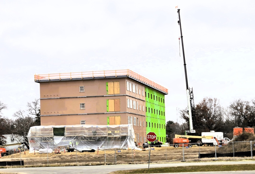 November 2025 construction operations for $55.75 million Collective Training Officers Quarters Project