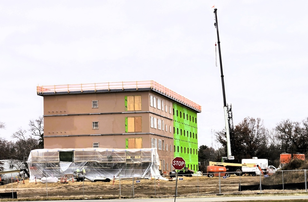 November 2025 construction operations for $55.75 million Collective Training Officers Quarters Project