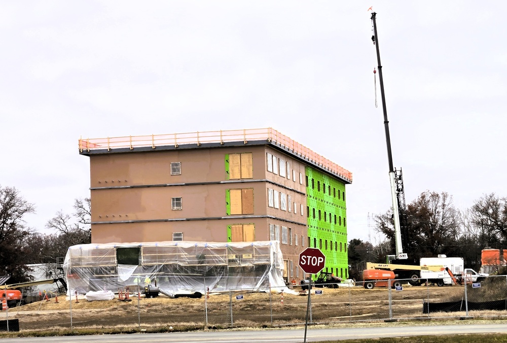 November 2025 construction operations for $55.75 million Collective Training Officers Quarters Project