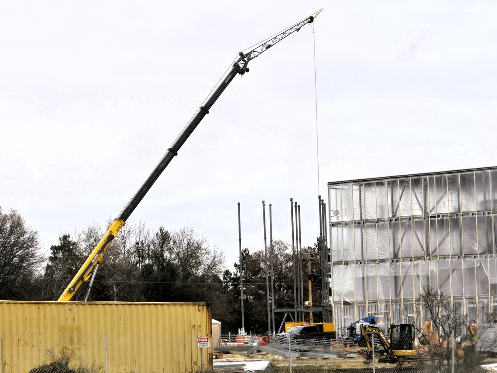 November 2025 construction operations for $55.75 million Collective Training Officers Quarters Project