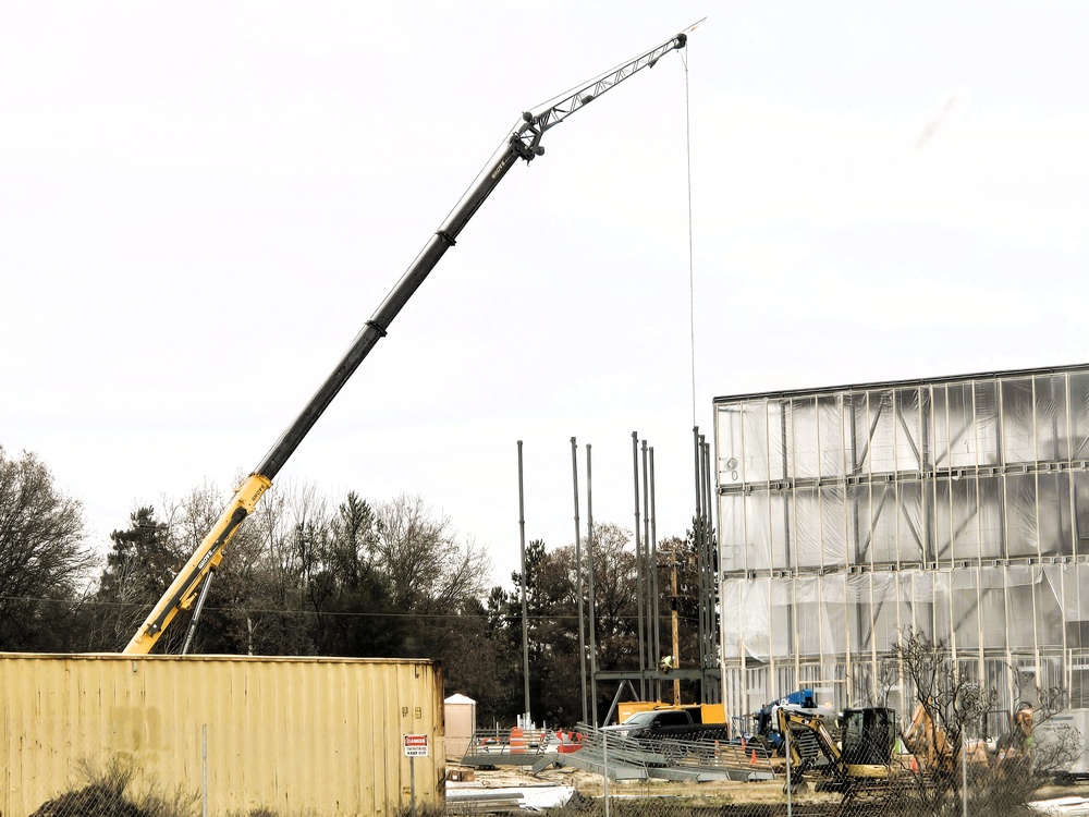 November 2025 construction operations for $55.75 million Collective Training Officers Quarters Project