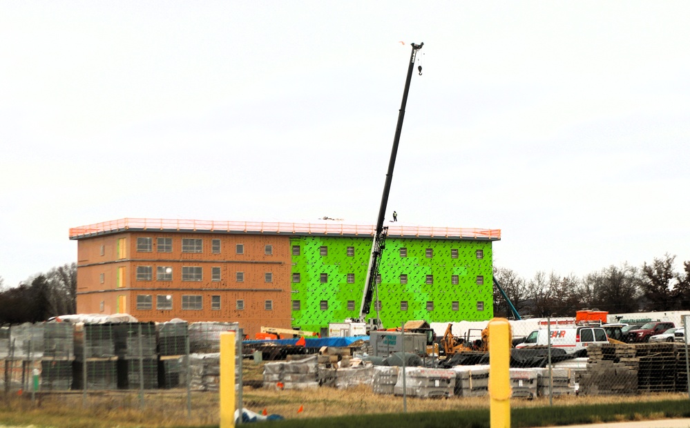 November 2025 construction operations for $55.75 million Collective Training Officers Quarters Project