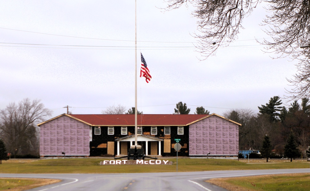 U.S. Army Garrison-Fort McCoy Headquarters building renovation under way; work began Oct. 1