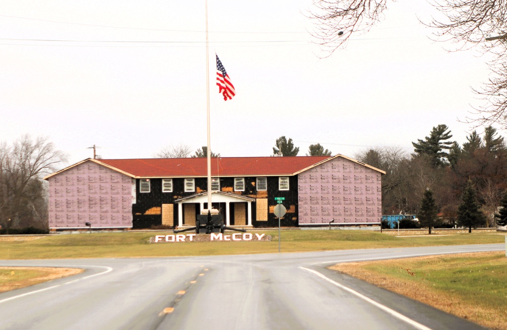 U.S. Army Garrison-Fort McCoy Headquarters building renovation under way; work began Oct. 1