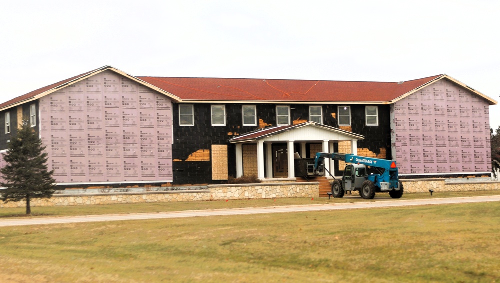 U.S. Army Garrison-Fort McCoy Headquarters building renovation under way; work began Oct. 1