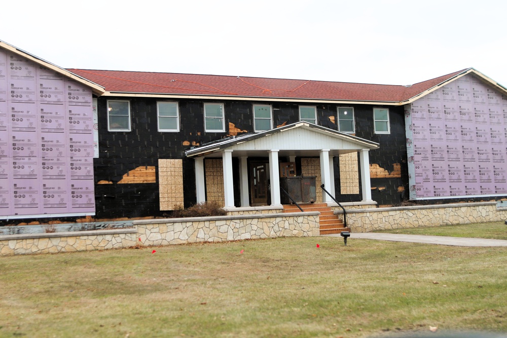 U.S. Army Garrison-Fort McCoy Headquarters building renovation under way; work began Oct. 1