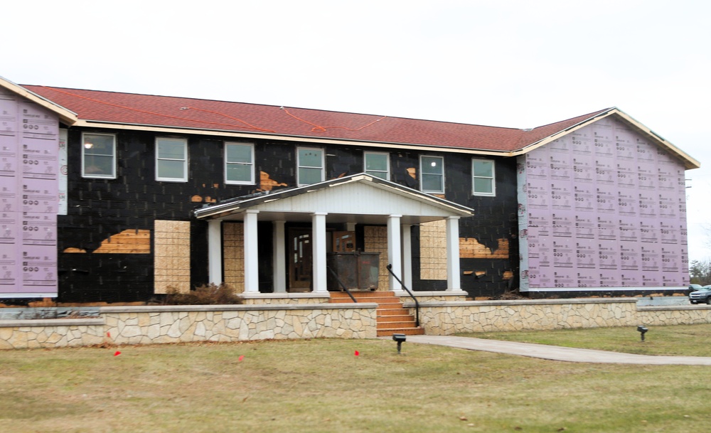 U.S. Army Garrison-Fort McCoy Headquarters building renovation under way; work began Oct. 1