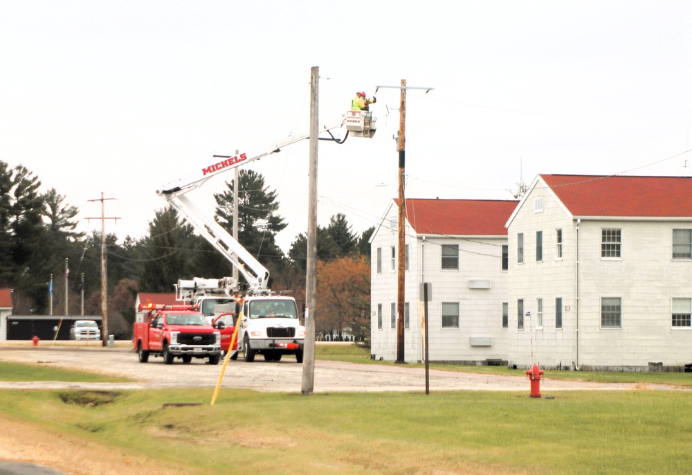 Work continues to upgrade Fort McCoy’s power grid to Wye Electrical System