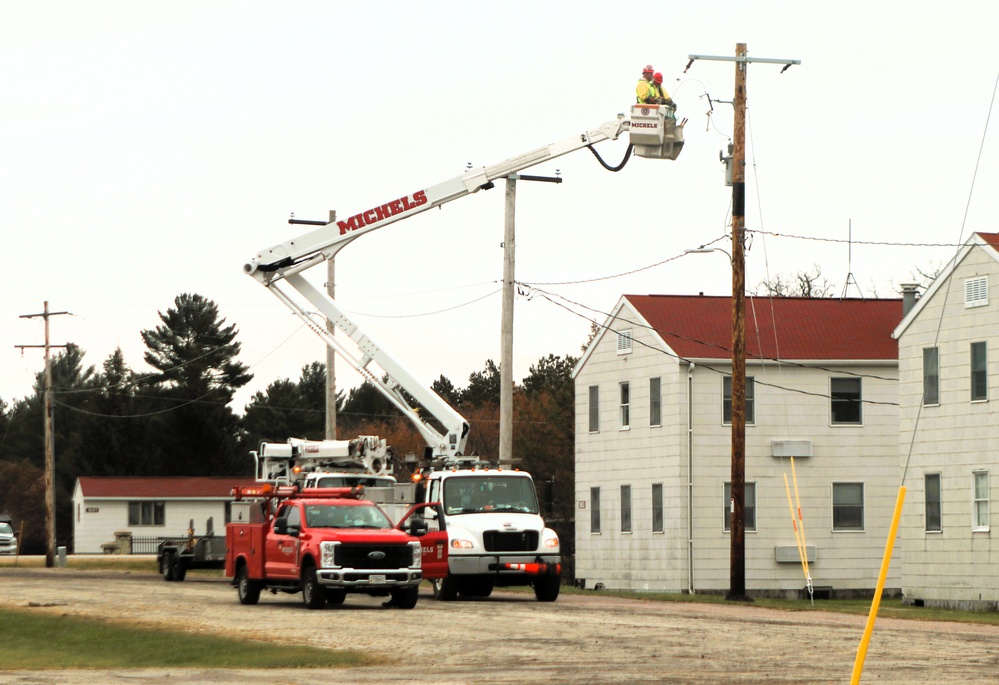 Work continues to upgrade Fort McCoy’s power grid to Wye Electrical System