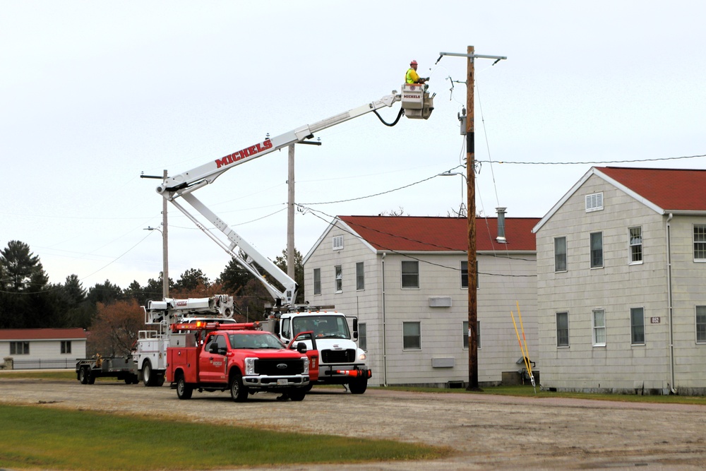Work continues to upgrade Fort McCoy’s power grid to Wye Electrical System