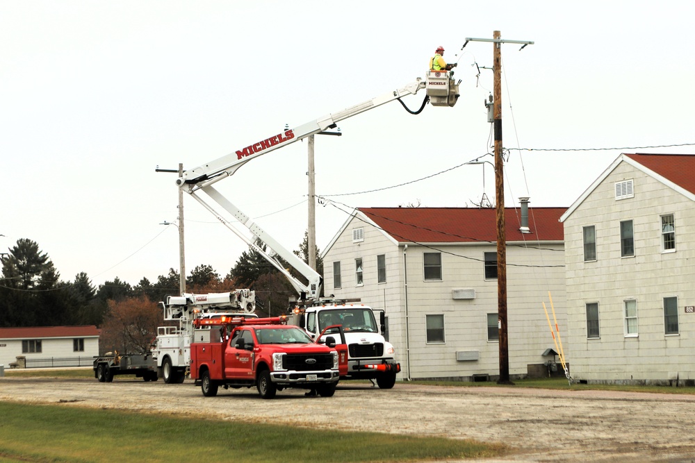 Work continues to upgrade Fort McCoy’s power grid to Wye Electrical System