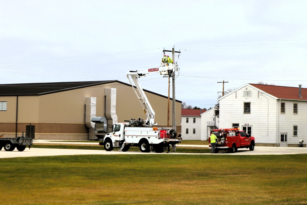 Work continues to upgrade Fort McCoy’s power grid to Wye Electrical System
