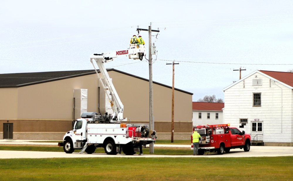 Work continues to upgrade Fort McCoy’s power grid to Wye Electrical System