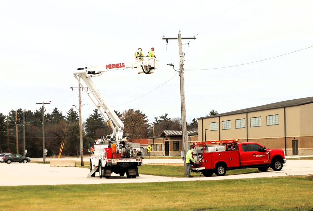 Work continues to upgrade Fort McCoy’s power grid to Wye Electrical System