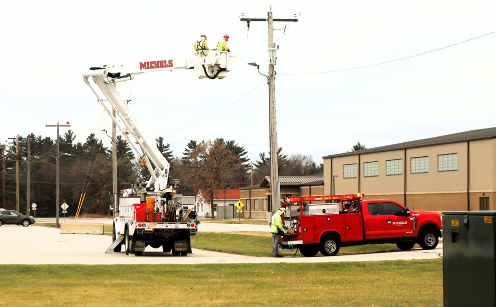 Work continues to upgrade Fort McCoy’s power grid to Wye Electrical System