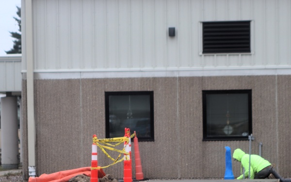 Infrastructure work at Fort McCoy