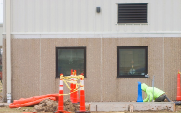 Infrastructure work at Fort McCoy