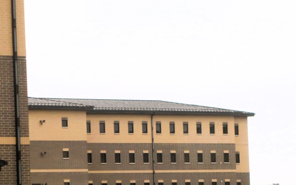 November 2025 construction operations for Fort McCoy East Barracks Project