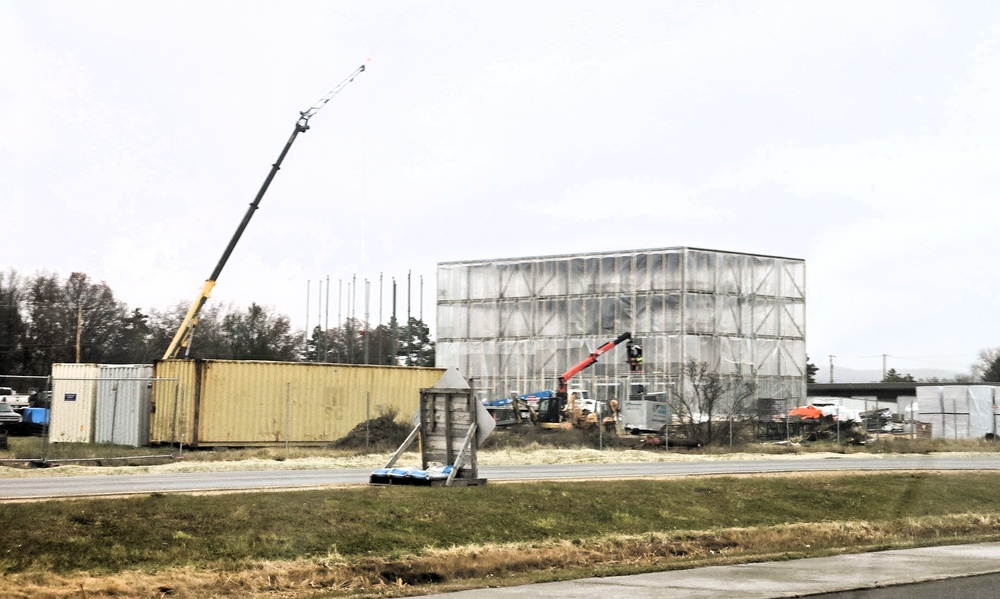 November 2025 construction operations for $55.75 million Collective Training Officers Quarters Project