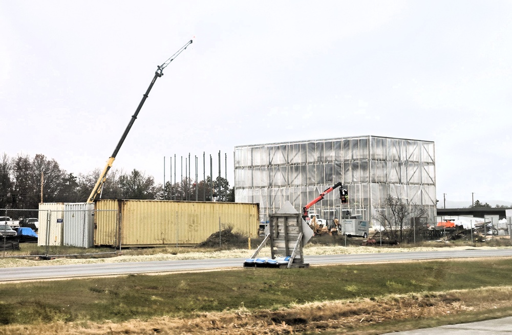 November 2025 construction operations for $55.75 million Collective Training Officers Quarters Project