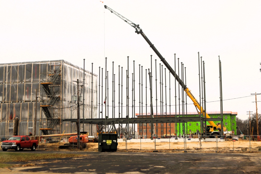 November 2025 construction operations for $55.75 million Collective Training Officers Quarters Project