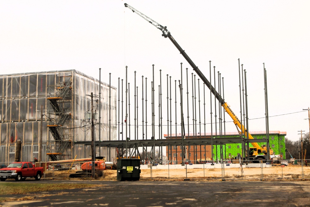 November 2025 construction operations for $55.75 million Collective Training Officers Quarters Project