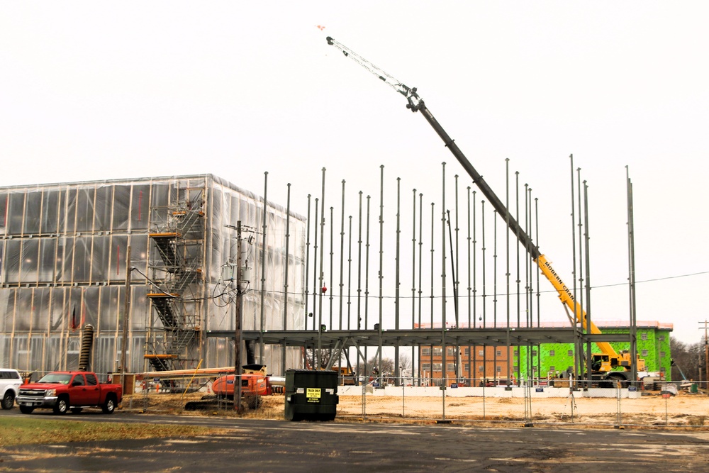 November 2025 construction operations for $55.75 million Collective Training Officers Quarters Project