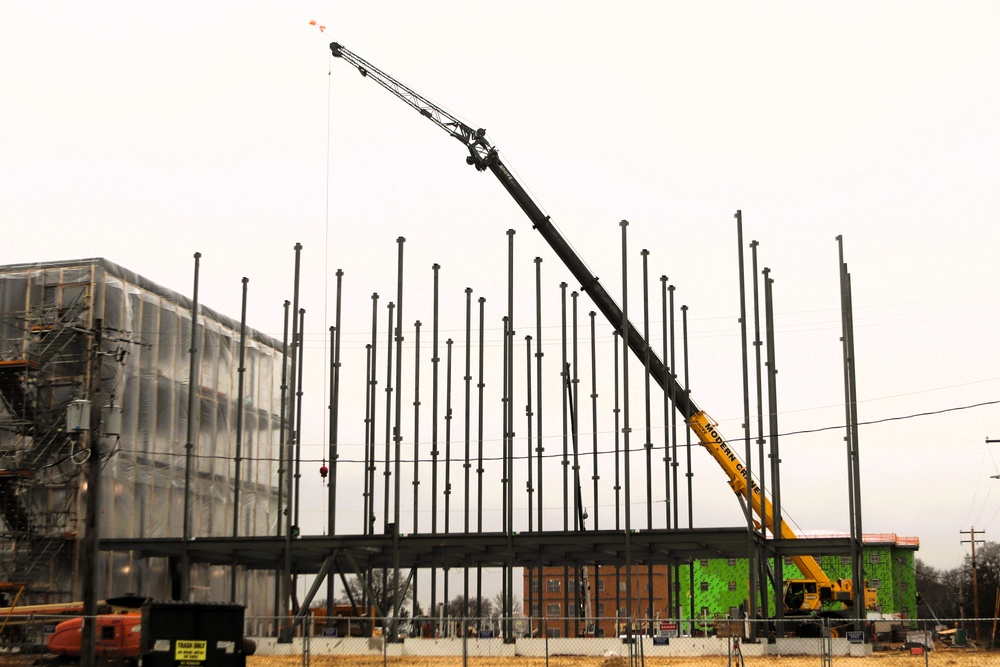 November 2025 construction operations for $55.75 million Collective Training Officers Quarters Project