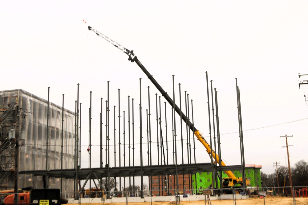 November 2025 construction operations for $55.75 million Collective Training Officers Quarters Project