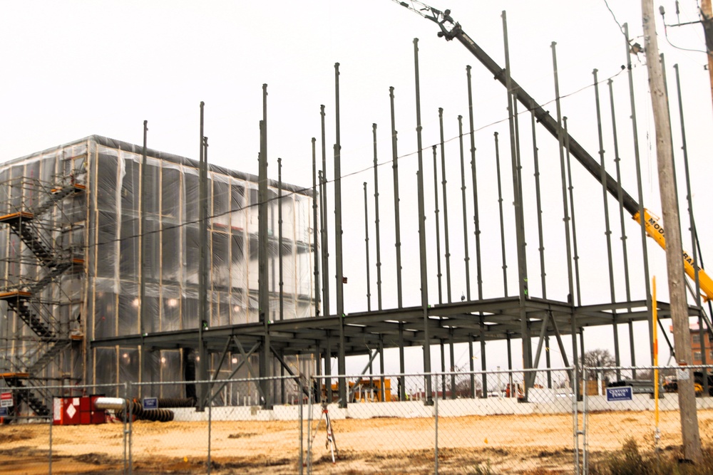 November 2025 construction operations for $55.75 million Collective Training Officers Quarters Project