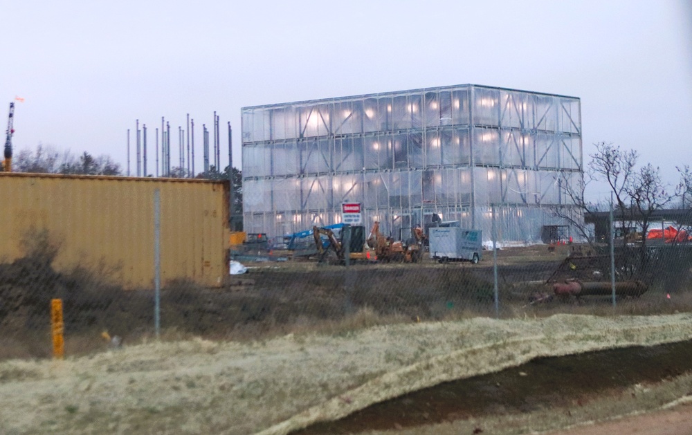 November 2025 construction operations for $55.75 million Collective Training Officers Quarters Project