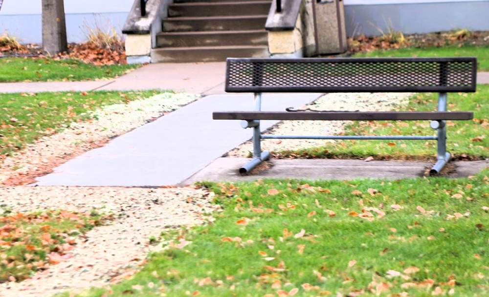 New concrete pads added to Fort McCoy’s Commemorative Area; improves guest experience