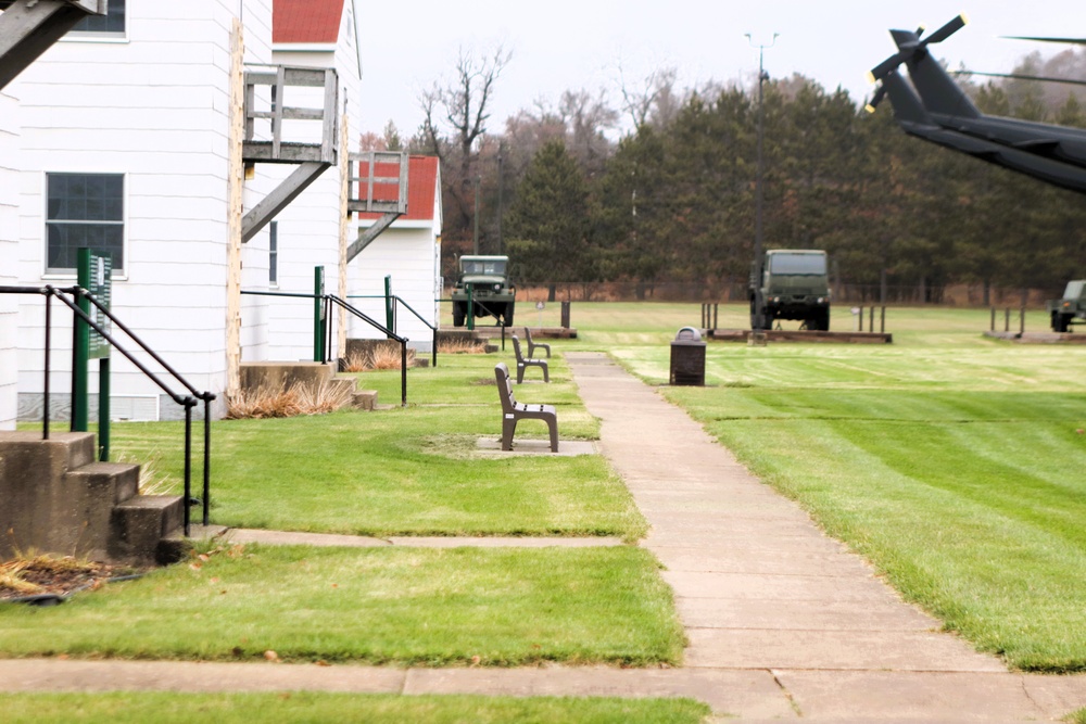New concrete pads added to Fort McCoy’s Commemorative Area; improves guest experience