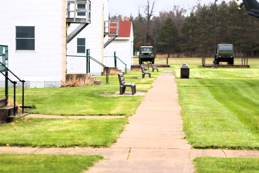 New concrete pads added to Fort McCoy’s Commemorative Area; improves guest experience