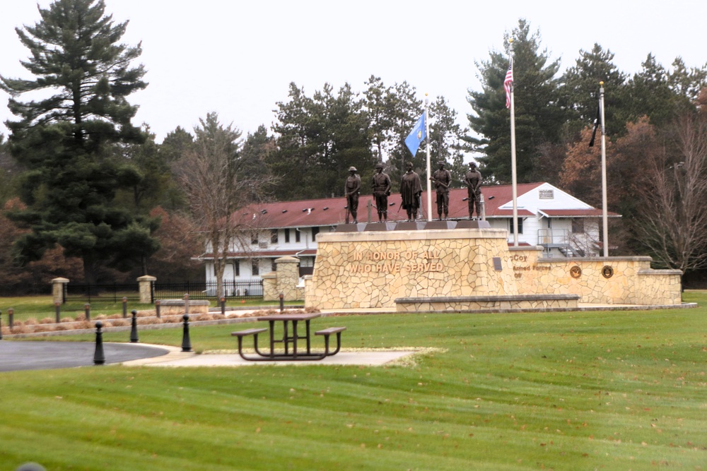 New concrete pads added to Fort McCoy’s Commemorative Area; improves guest experience
