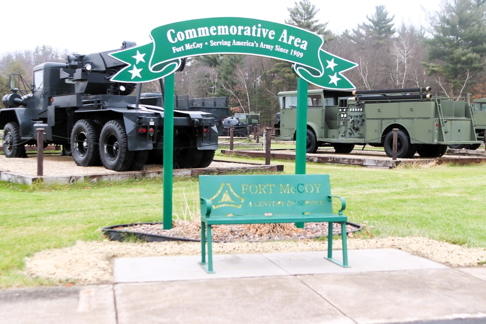 New concrete pads added to Fort McCoy’s Commemorative Area; improves guest experience