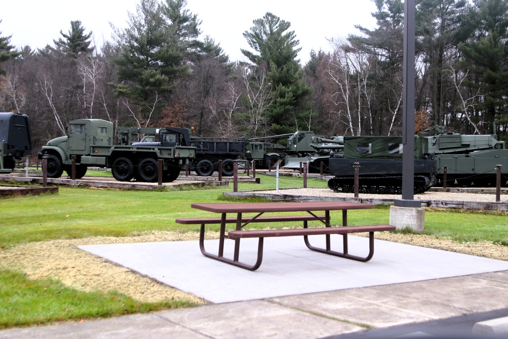 New concrete pads added to Fort McCoy’s Commemorative Area; improves guest experience