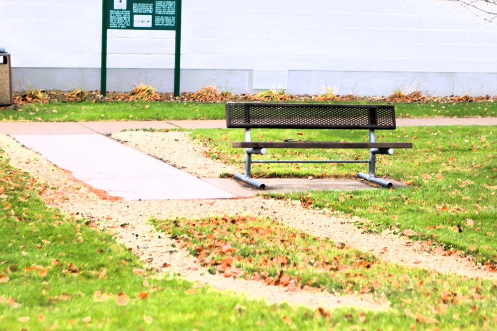 New concrete pads added to Fort McCoy’s Commemorative Area; improves guest experience