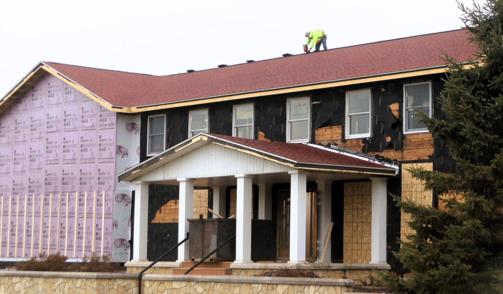 U.S. Army Garrison-Fort McCoy Headquarters building renovation under way