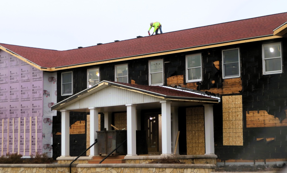 U.S. Army Garrison-Fort McCoy Headquarters building renovation under way