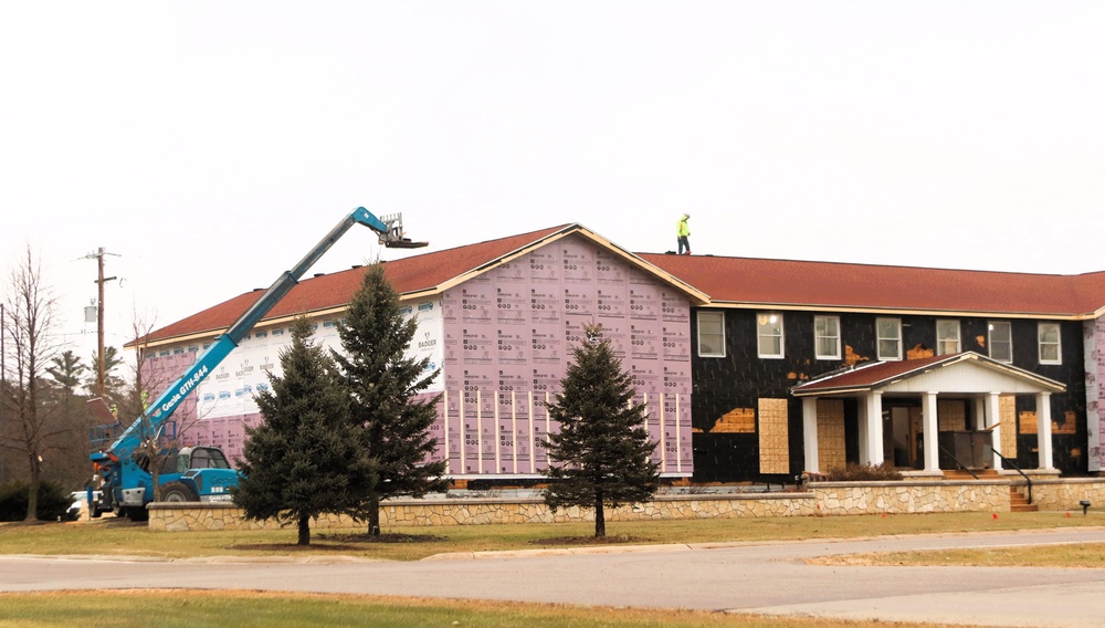 U.S. Army Garrison-Fort McCoy Headquarters building renovation under way