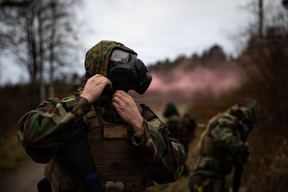 U.S. Marines execute simulated CBRN response during bilateral training exercise