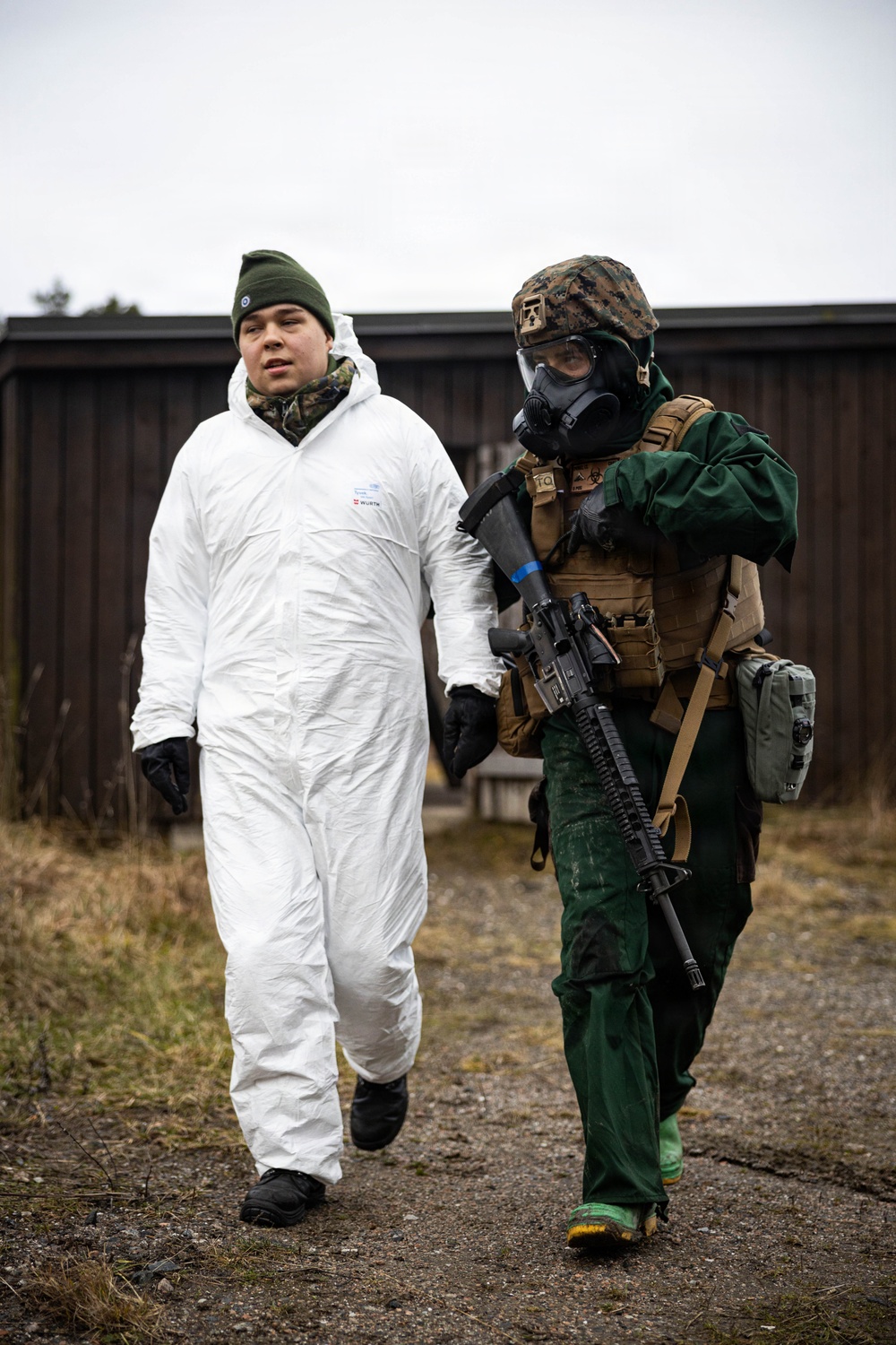 U.S. Marines execute simulated CBRN response during bilateral training exercise
