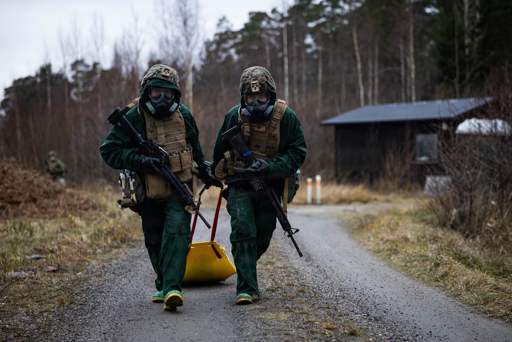 U.S. Marines execute simulated CBRN response during bilateral training exercise